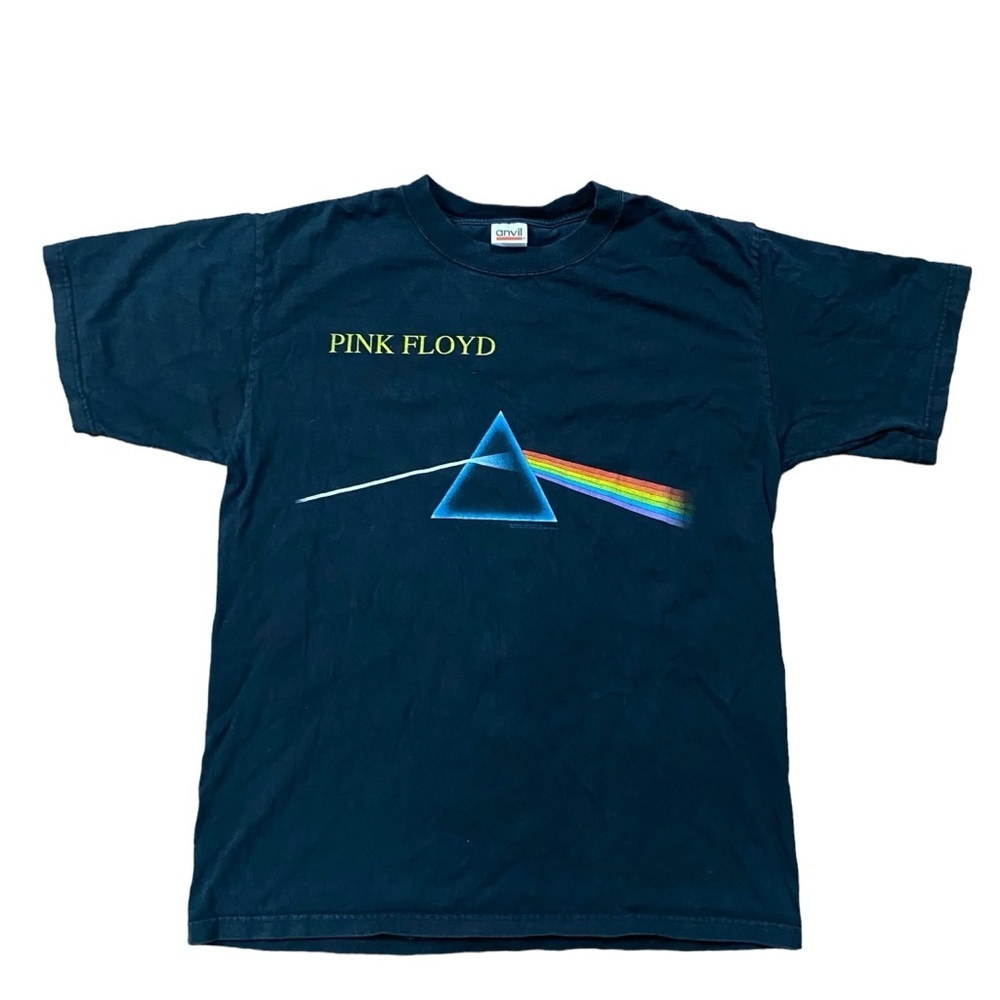 VTG 90s Anvil Pink Floyd Graphic Band Tee Short Sleeve Size Medium